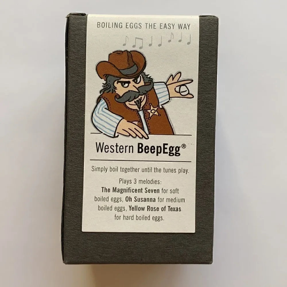 BrainStream Beep Singing/Music Floating Egg Timer Western